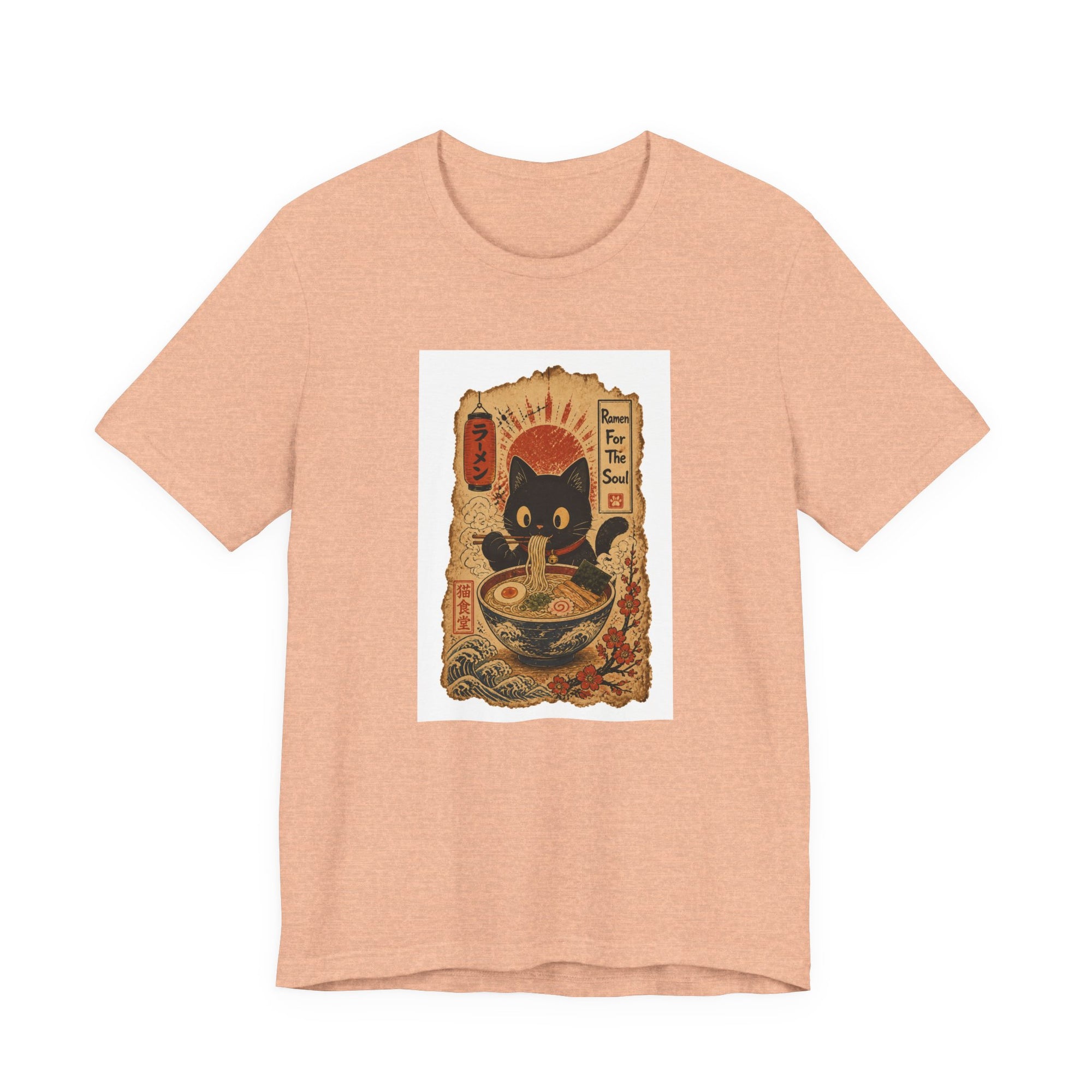 Ramen Cat - Streetwear T-Shirt
