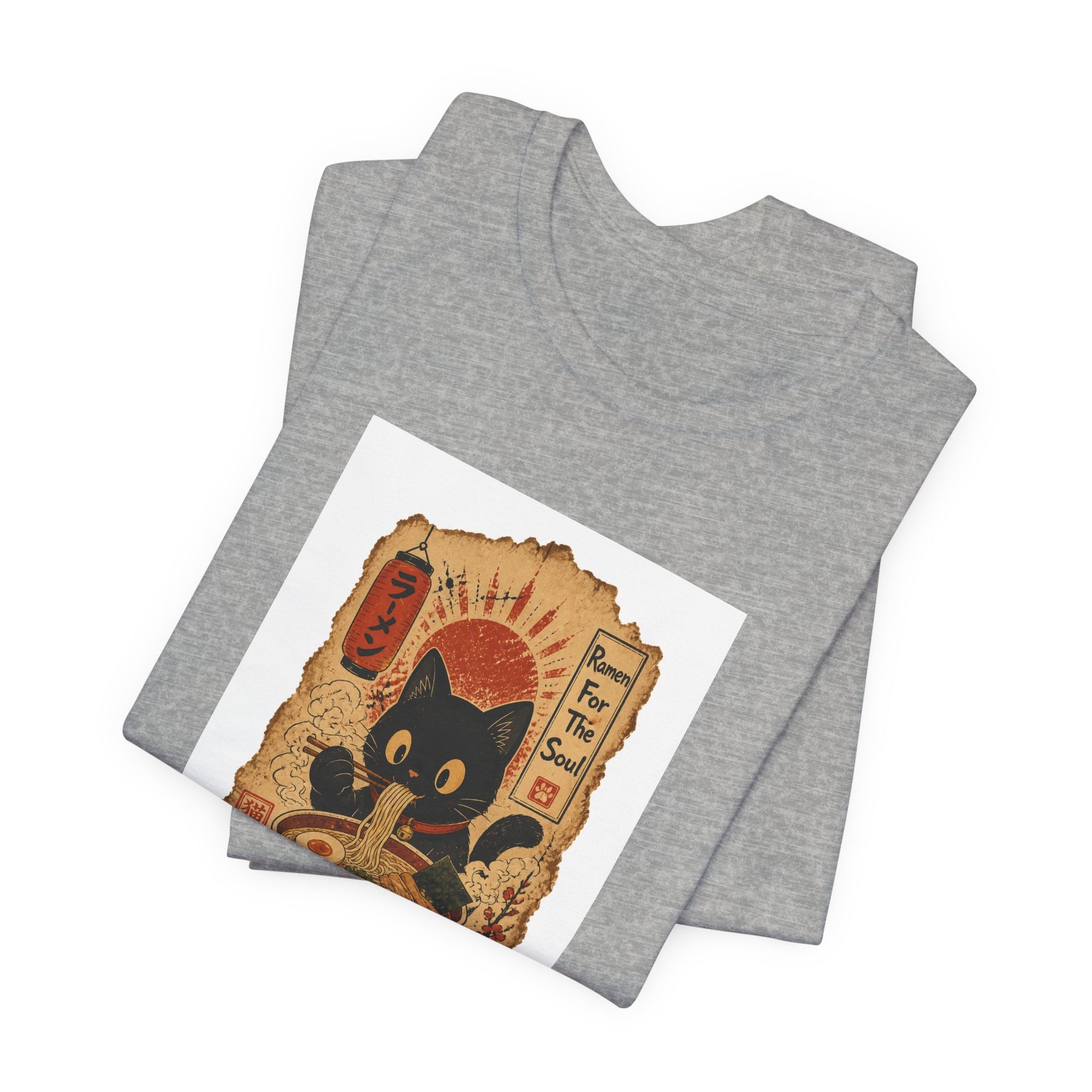 Ramen Cat - Streetwear T-Shirt