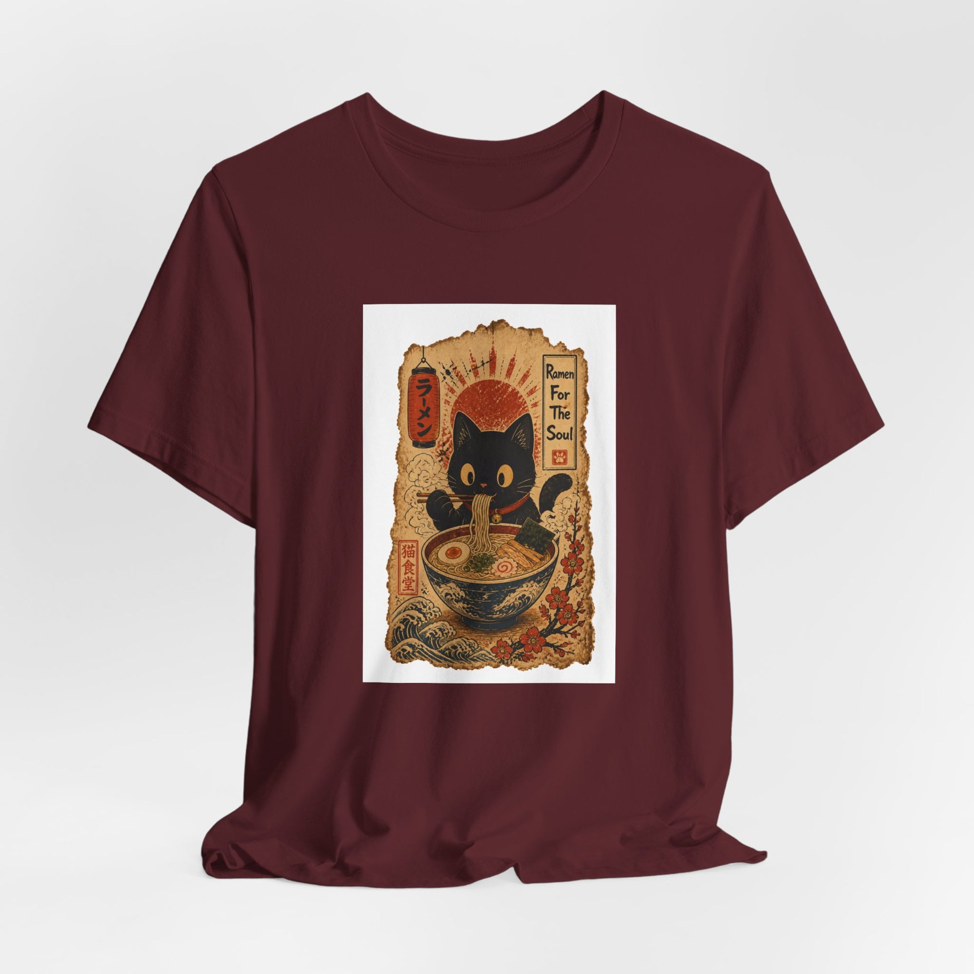 Ramen Cat - Streetwear T-Shirt