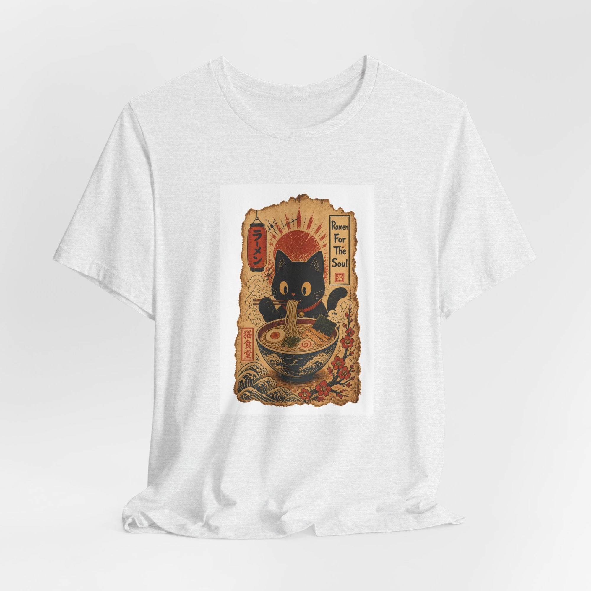 Ramen Cat - Streetwear T-Shirt