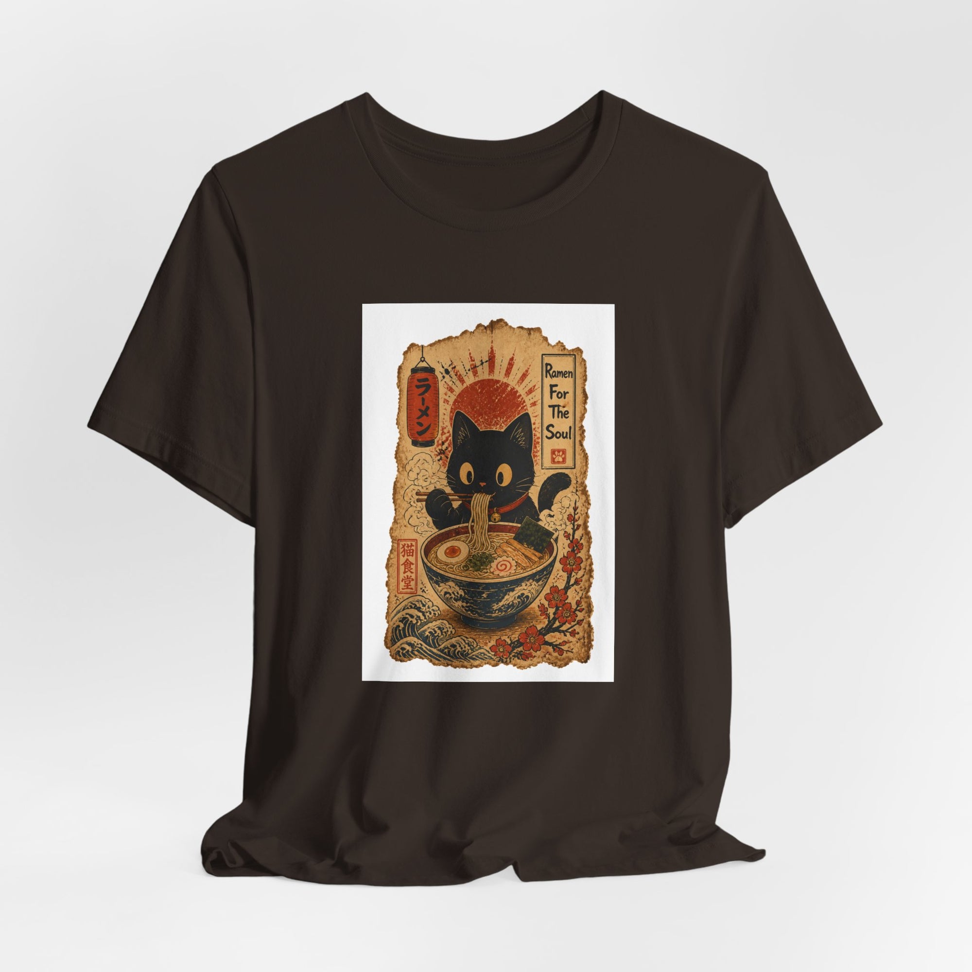 Ramen Cat - Streetwear T-Shirt