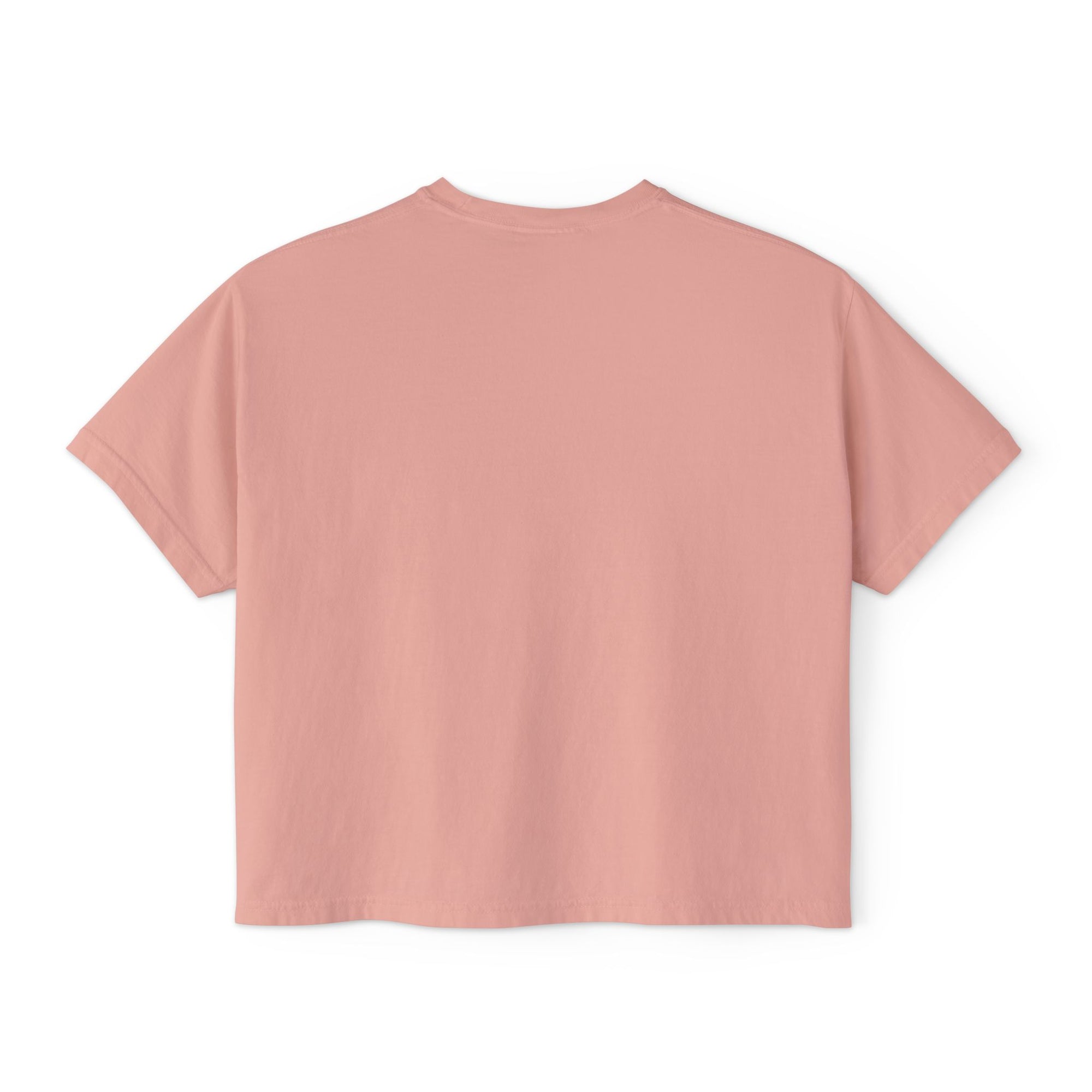 Women's Boxy Tee — Watermelon Slice Graphic Tee, Summer Striped Fruit Top