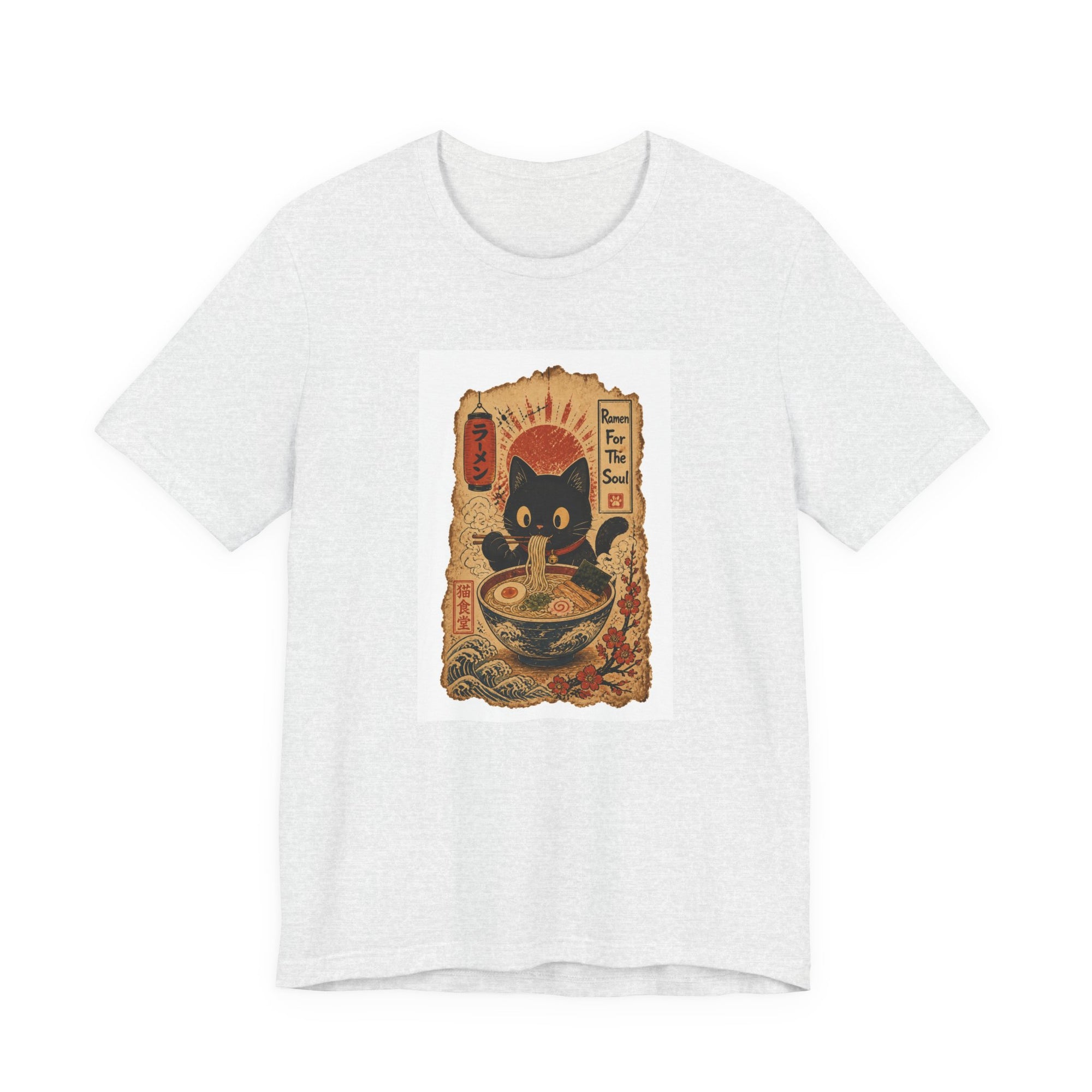 Ramen Cat - Streetwear T-Shirt