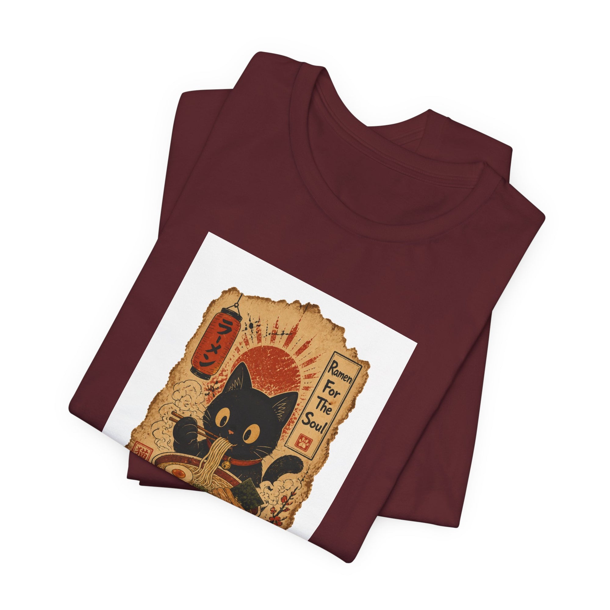 Ramen Cat - Streetwear T-Shirt