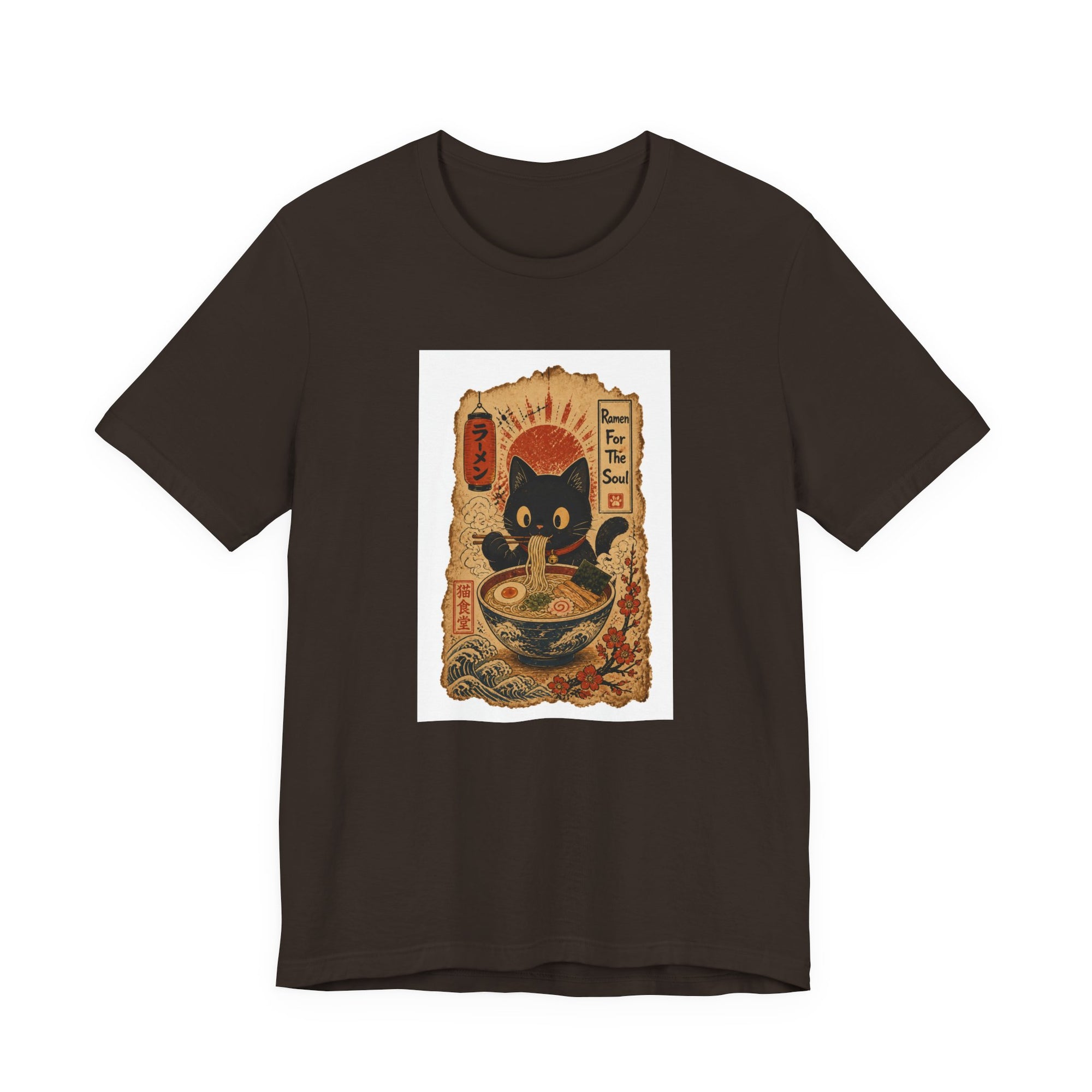 Ramen Cat - Streetwear T-Shirt
