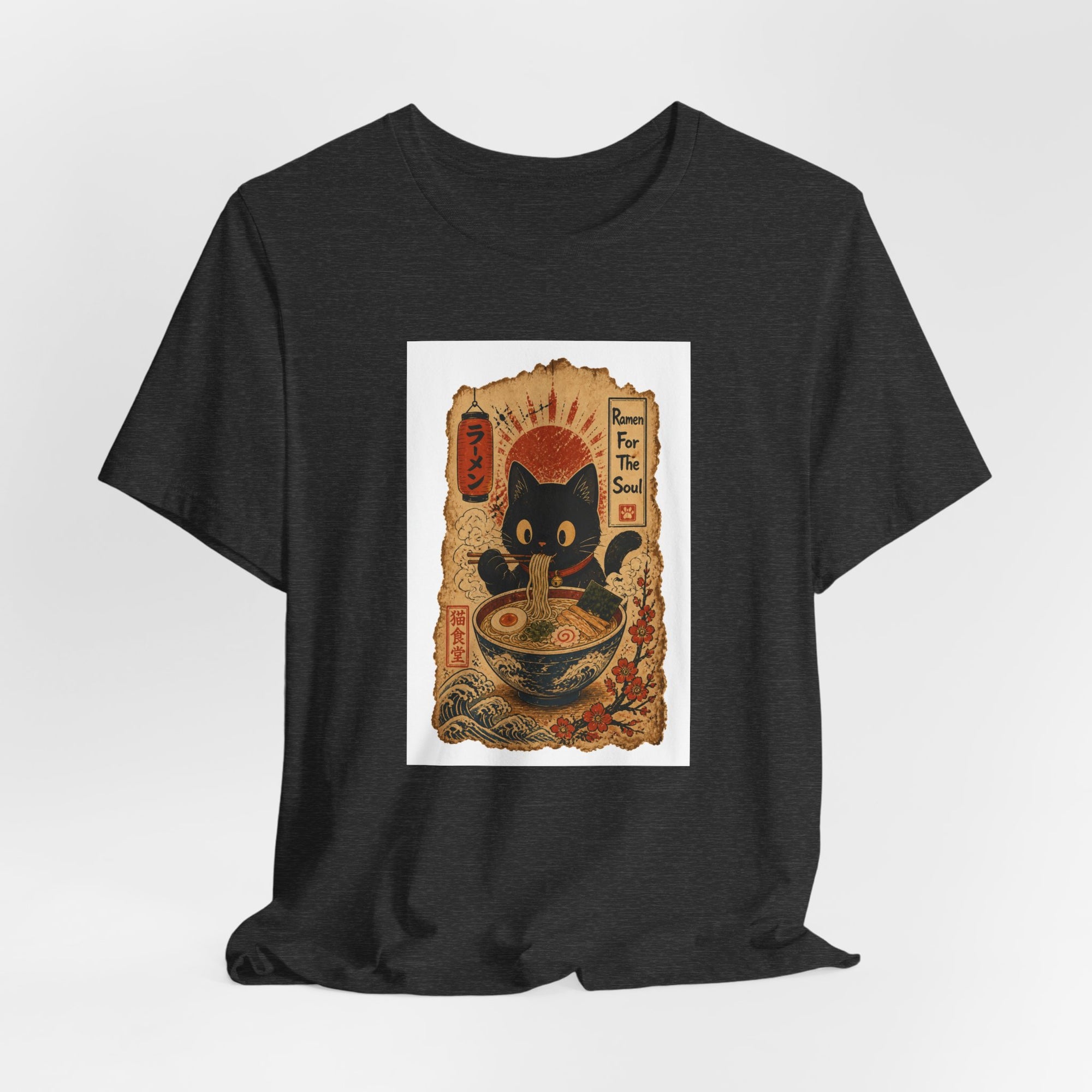 Ramen Cat - Streetwear T-Shirt