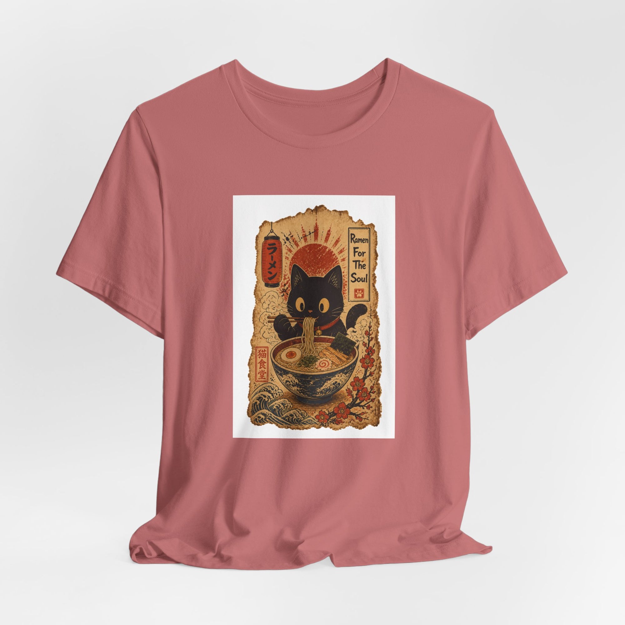 Ramen Cat - Streetwear T-Shirt