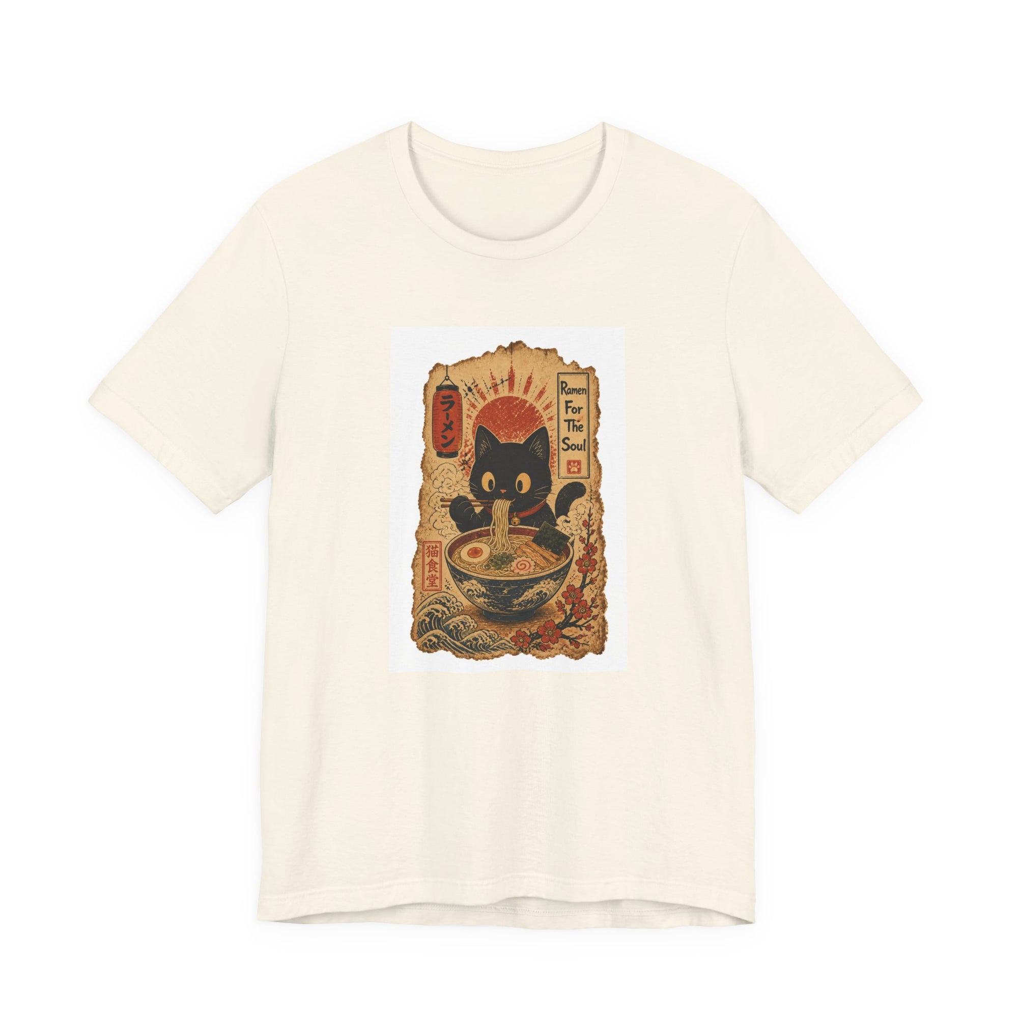 Ramen Cat - Streetwear T-Shirt