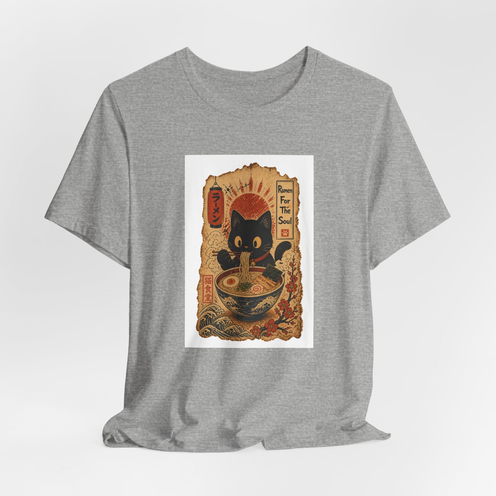Ramen Cat - Streetwear T-Shirt