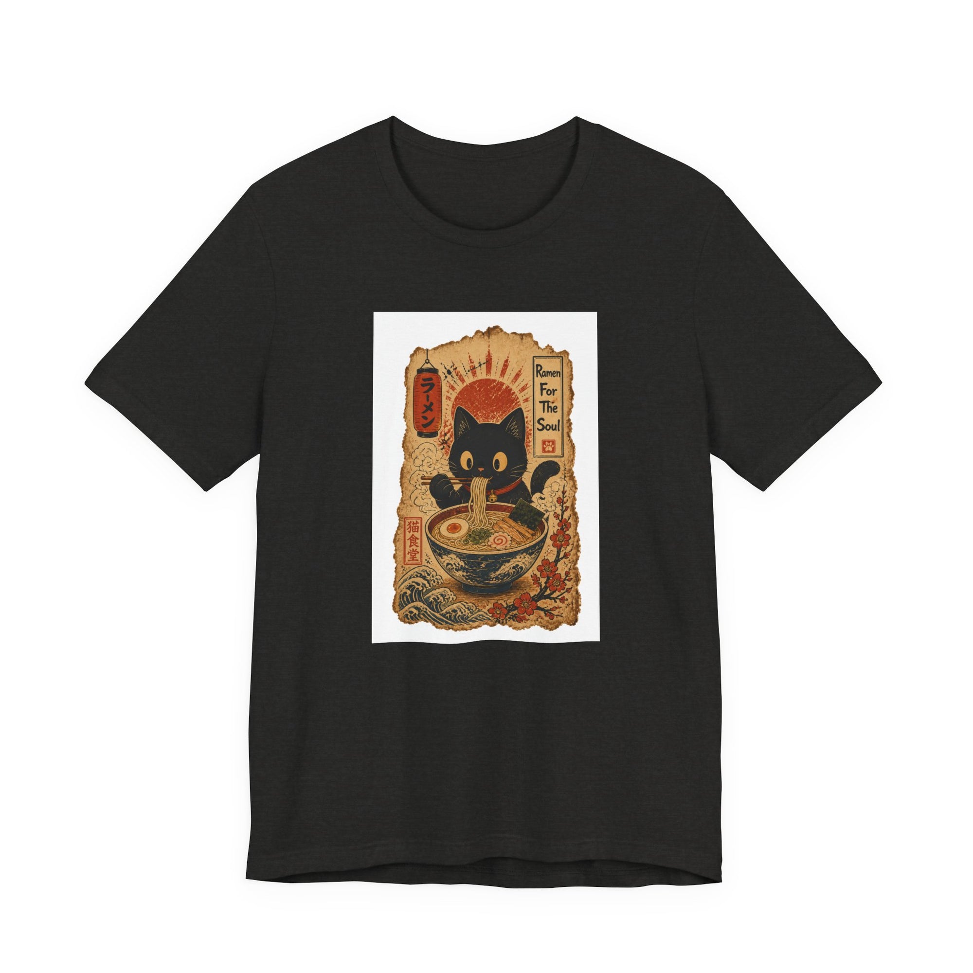 Ramen Cat - Streetwear T-Shirt