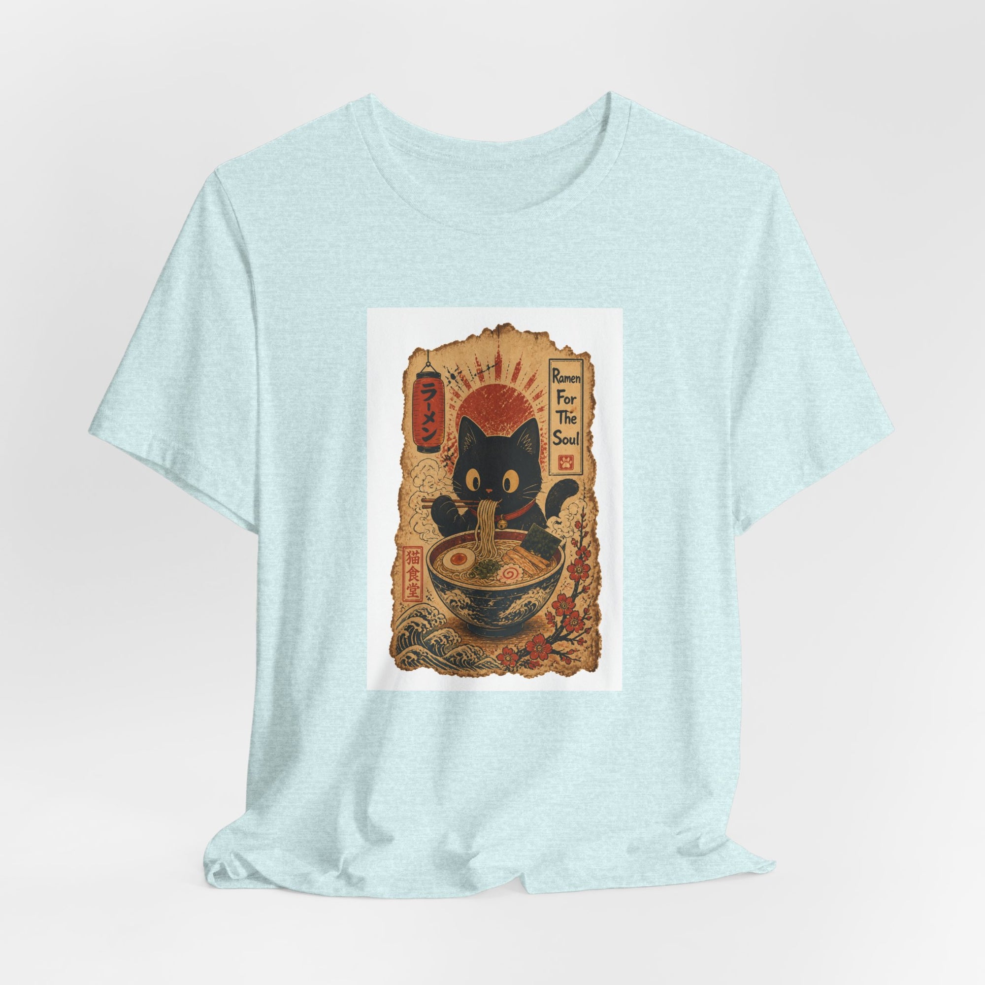 Ramen Cat - Streetwear T-Shirt