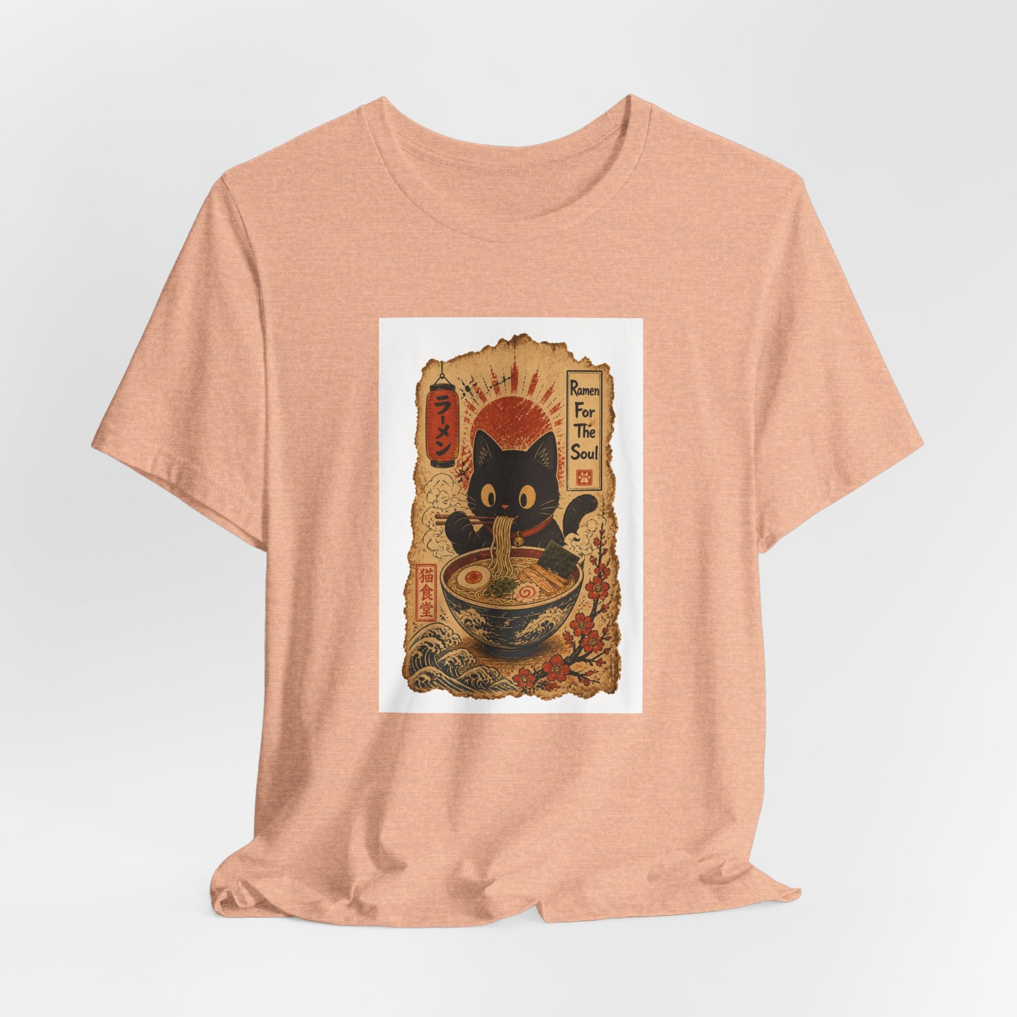 Ramen Cat - Streetwear T-Shirt