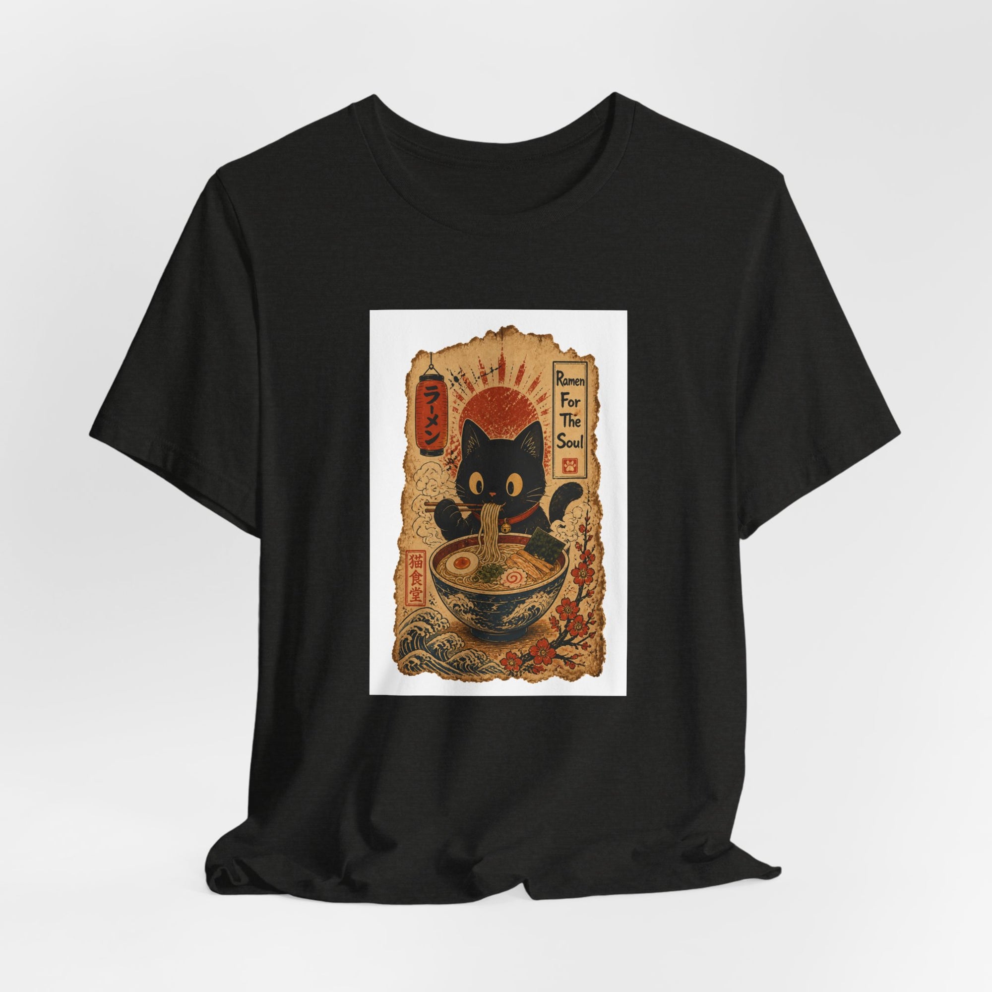 Ramen Cat - Streetwear T-Shirt
