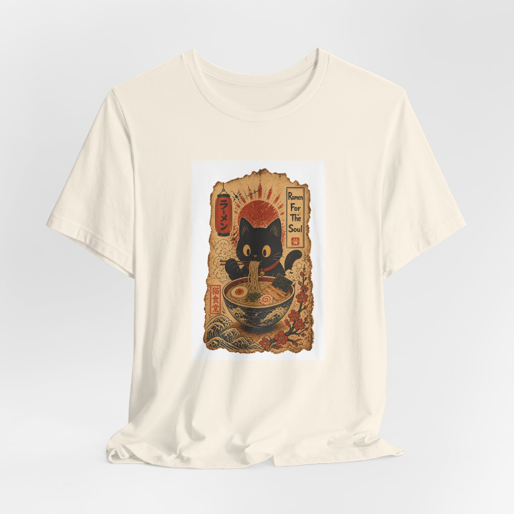 Ramen Cat - Streetwear T-Shirt