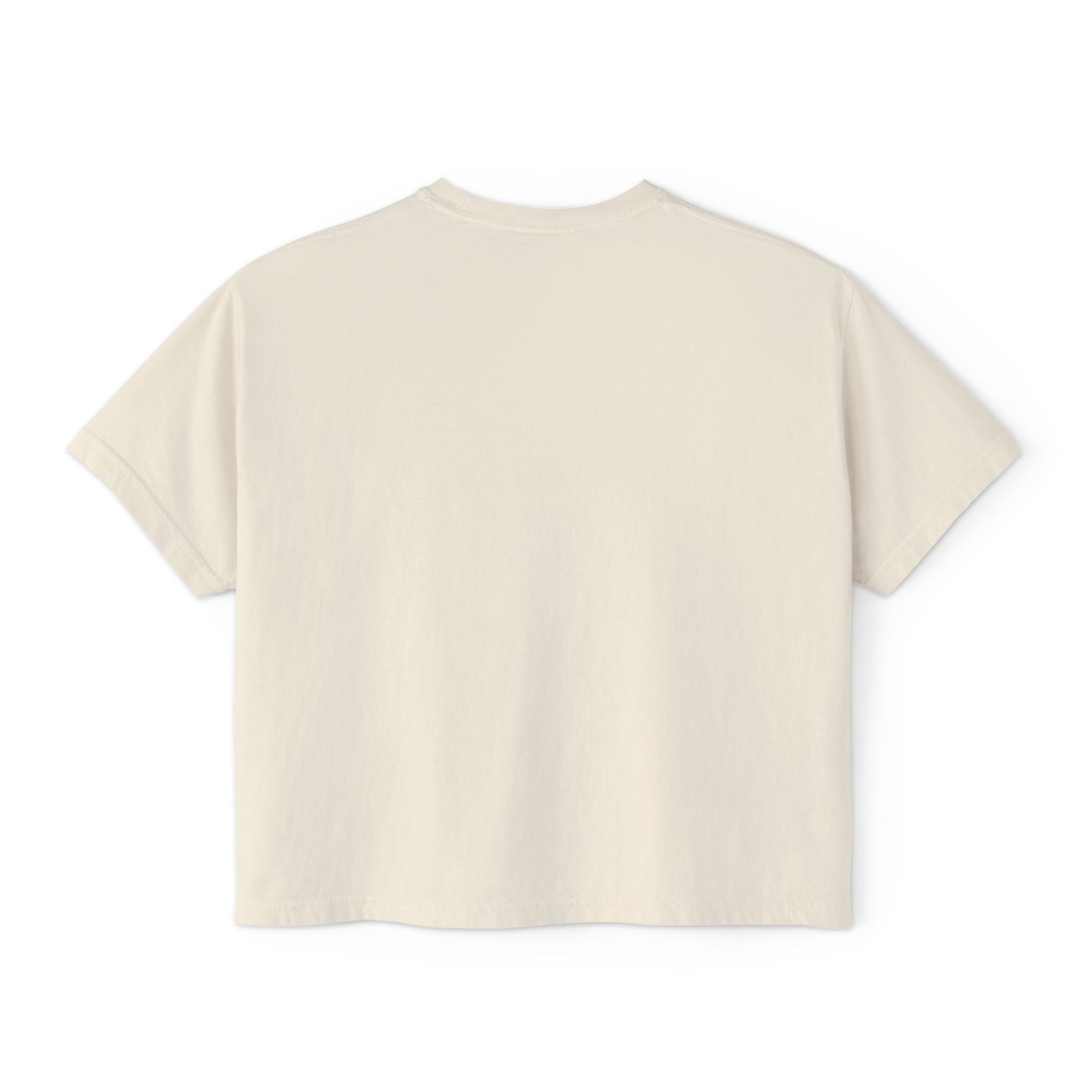 Women's Boxy Tee — Watermelon Slice Graphic Tee, Summer Striped Fruit Top