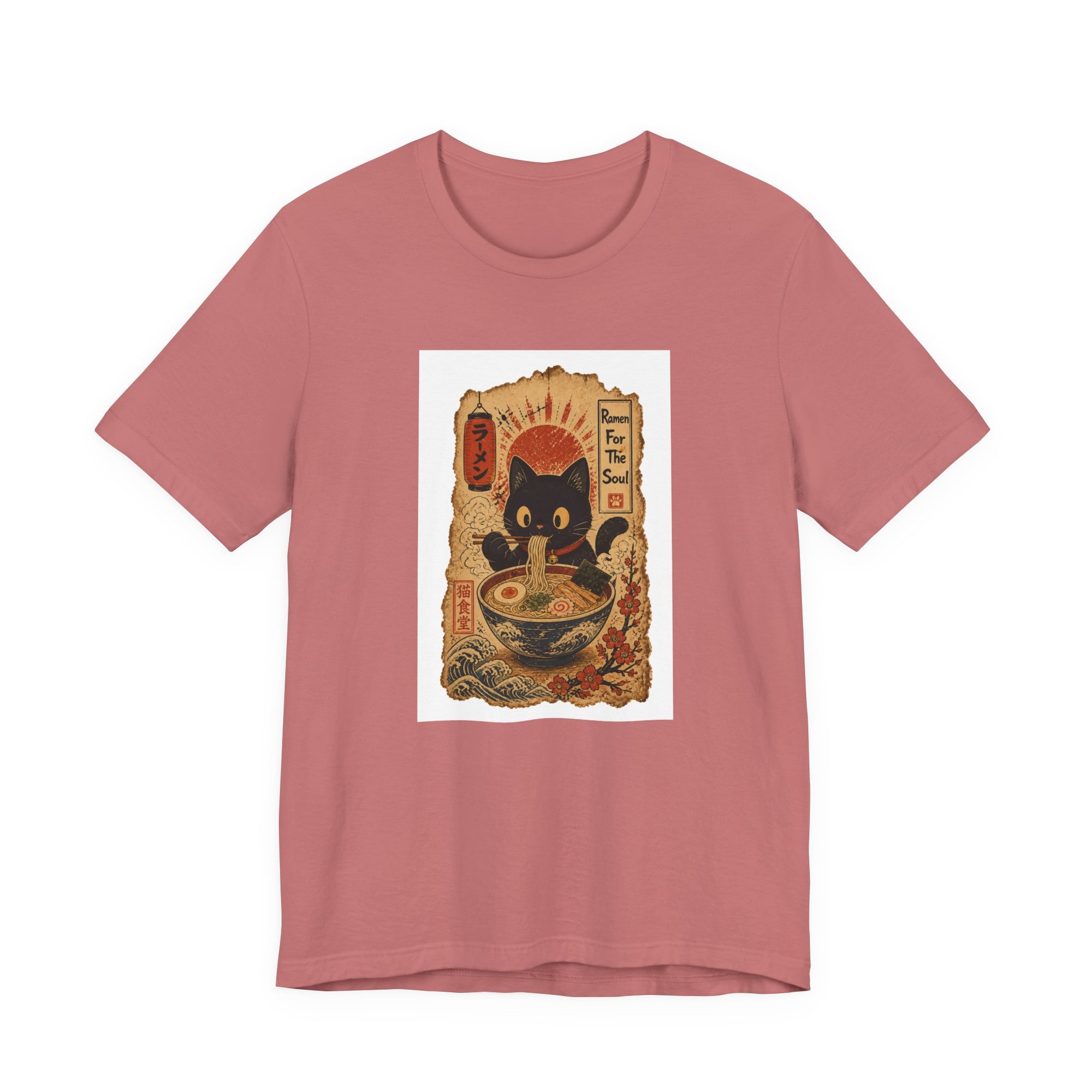 Ramen Cat - Streetwear T-Shirt