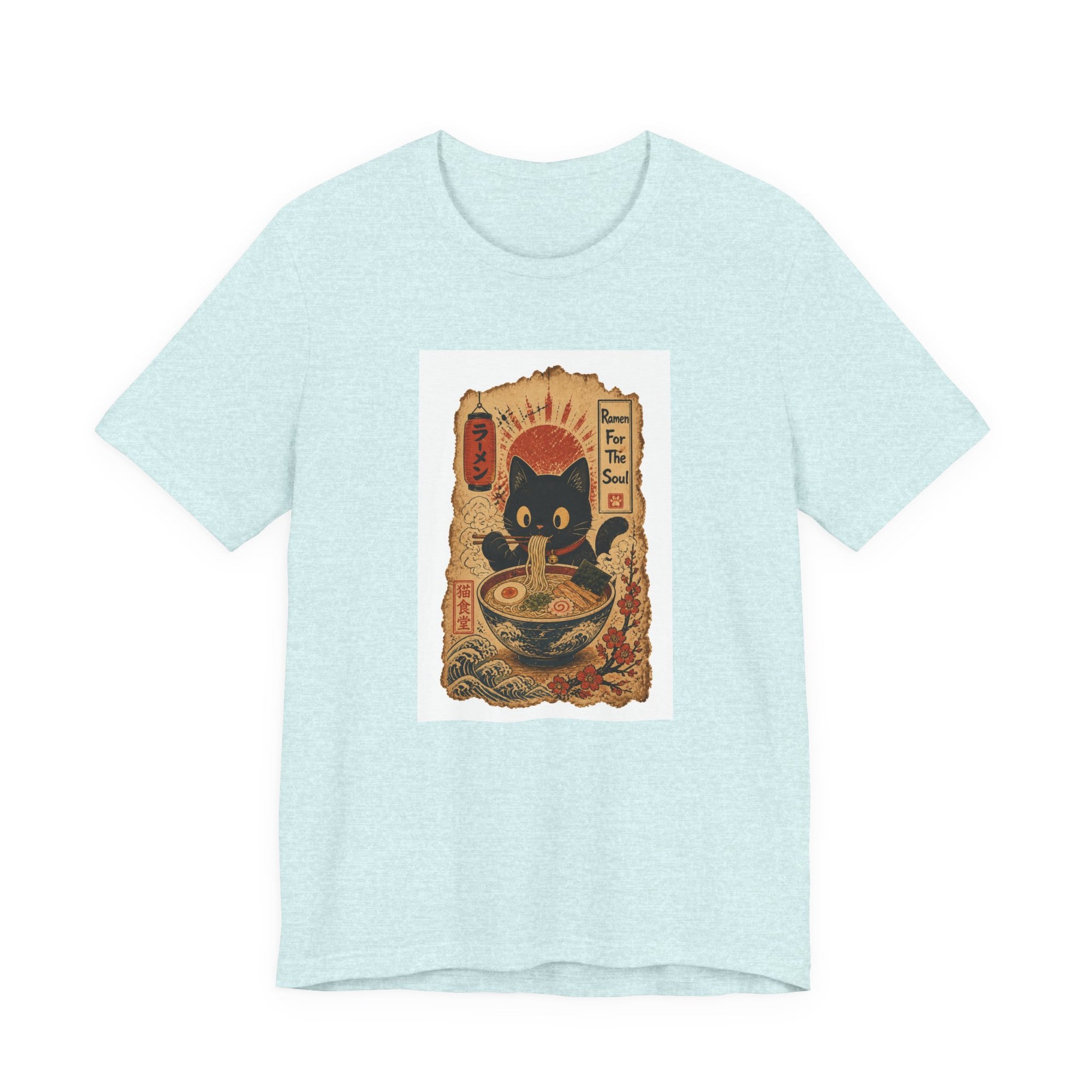 Ramen Cat - Streetwear T-Shirt