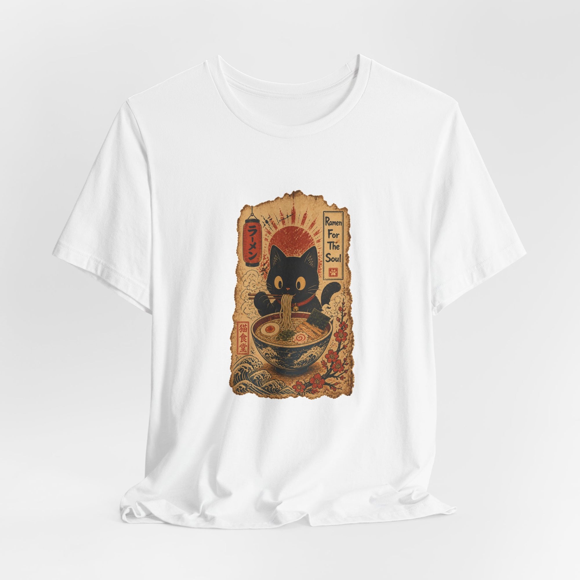Ramen Cat - Streetwear T-Shirt