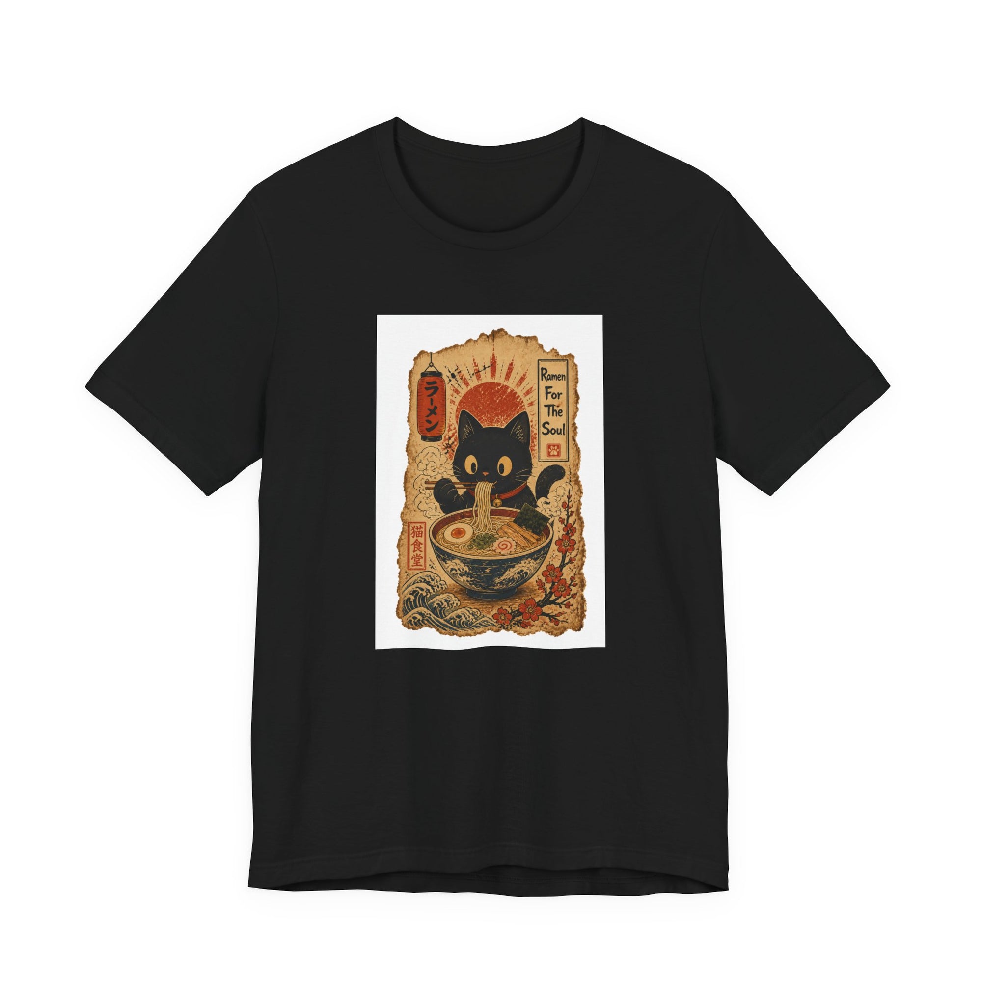 Ramen Cat - Streetwear T-Shirt