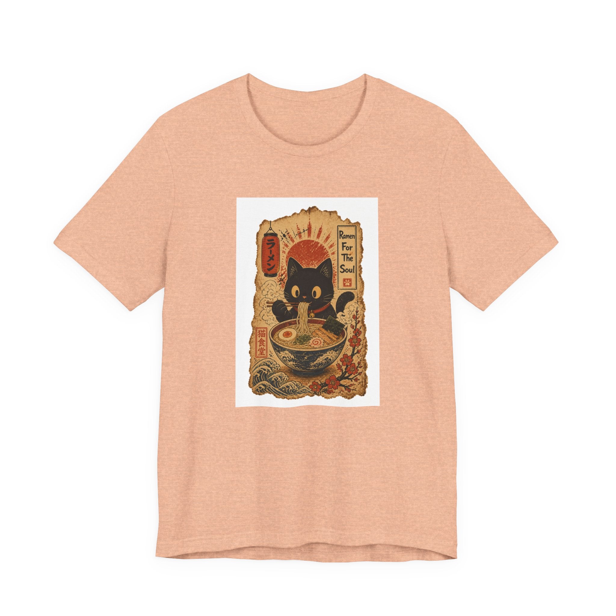 Ramen Cat - Streetwear T-Shirt