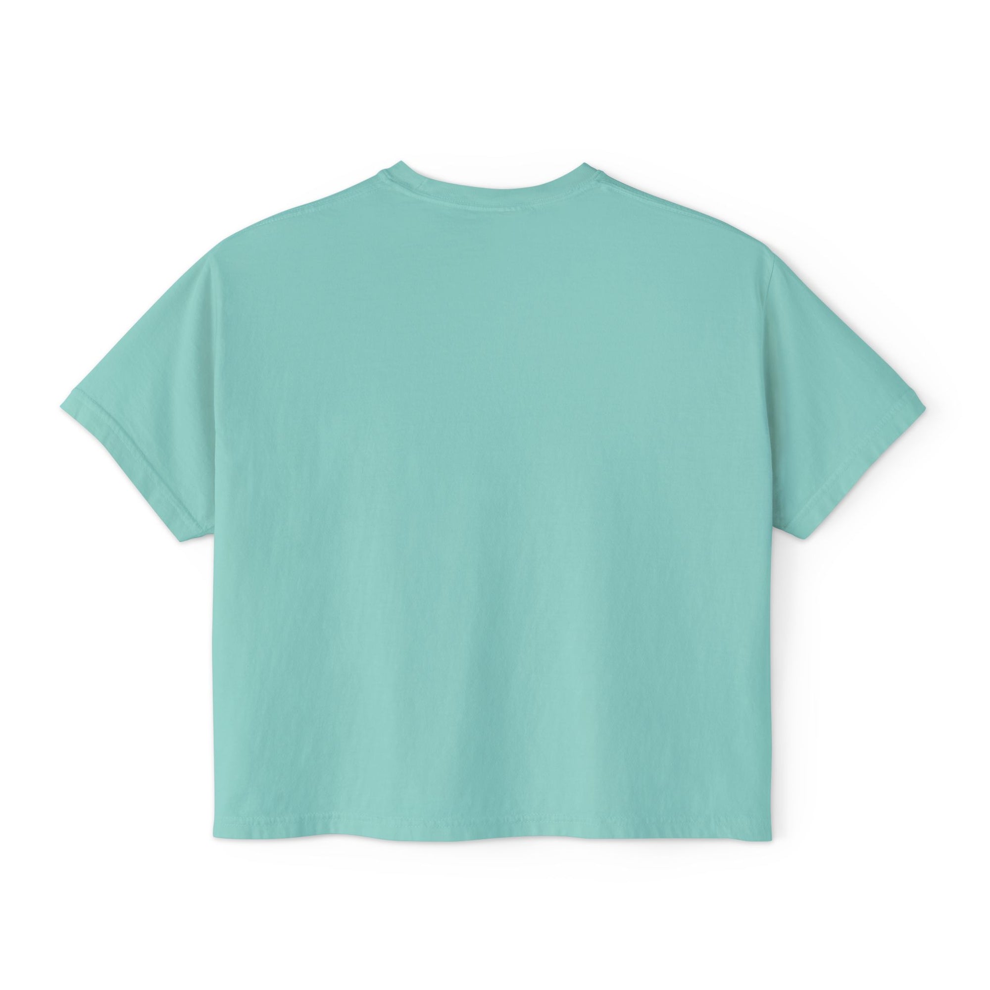 Women's Boxy Tee — Watermelon Slice Graphic Tee, Summer Striped Fruit Top