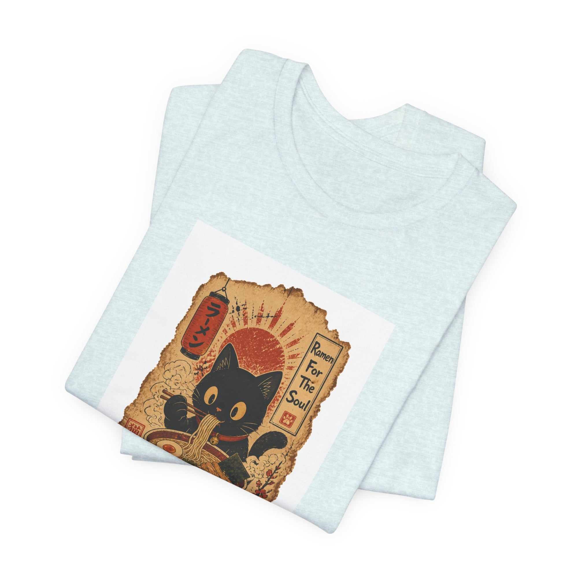 Ramen Cat - Streetwear T-Shirt