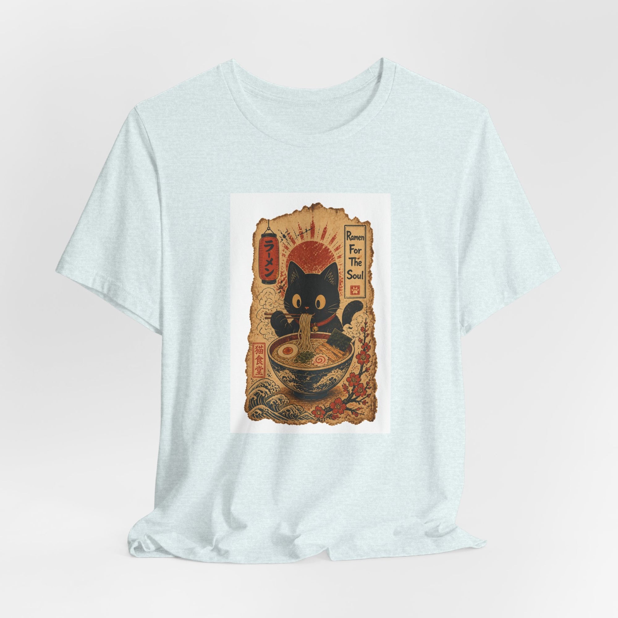 Ramen Cat - Streetwear T-Shirt