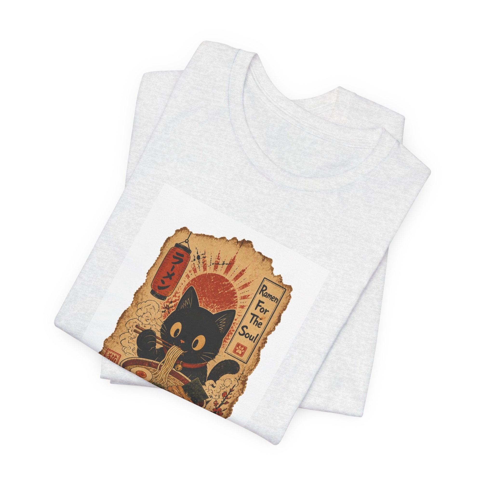 Ramen Cat - Streetwear T-Shirt
