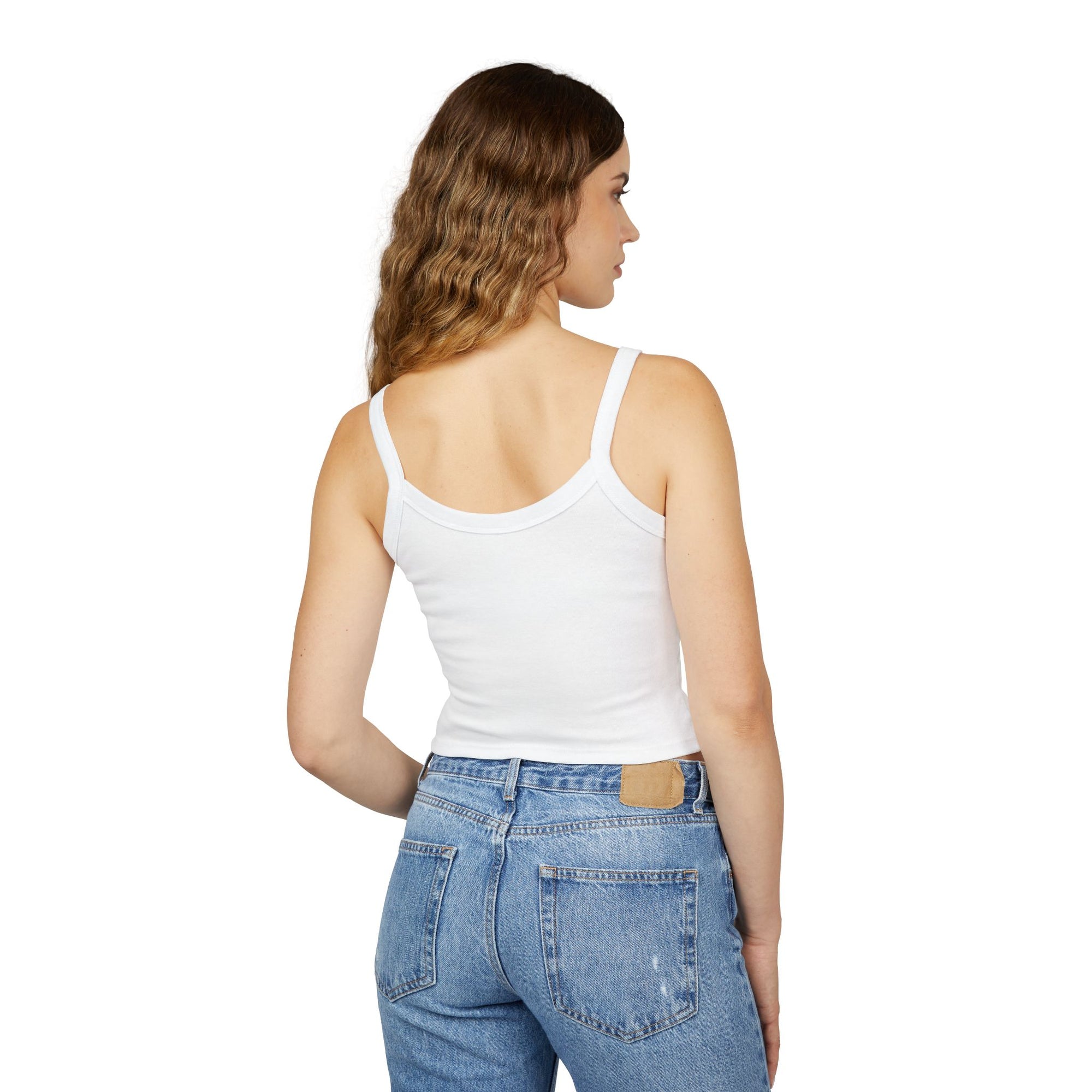 Cute Panda Heart Crop Tank Top — Kawaii Spaghetti Strap Top