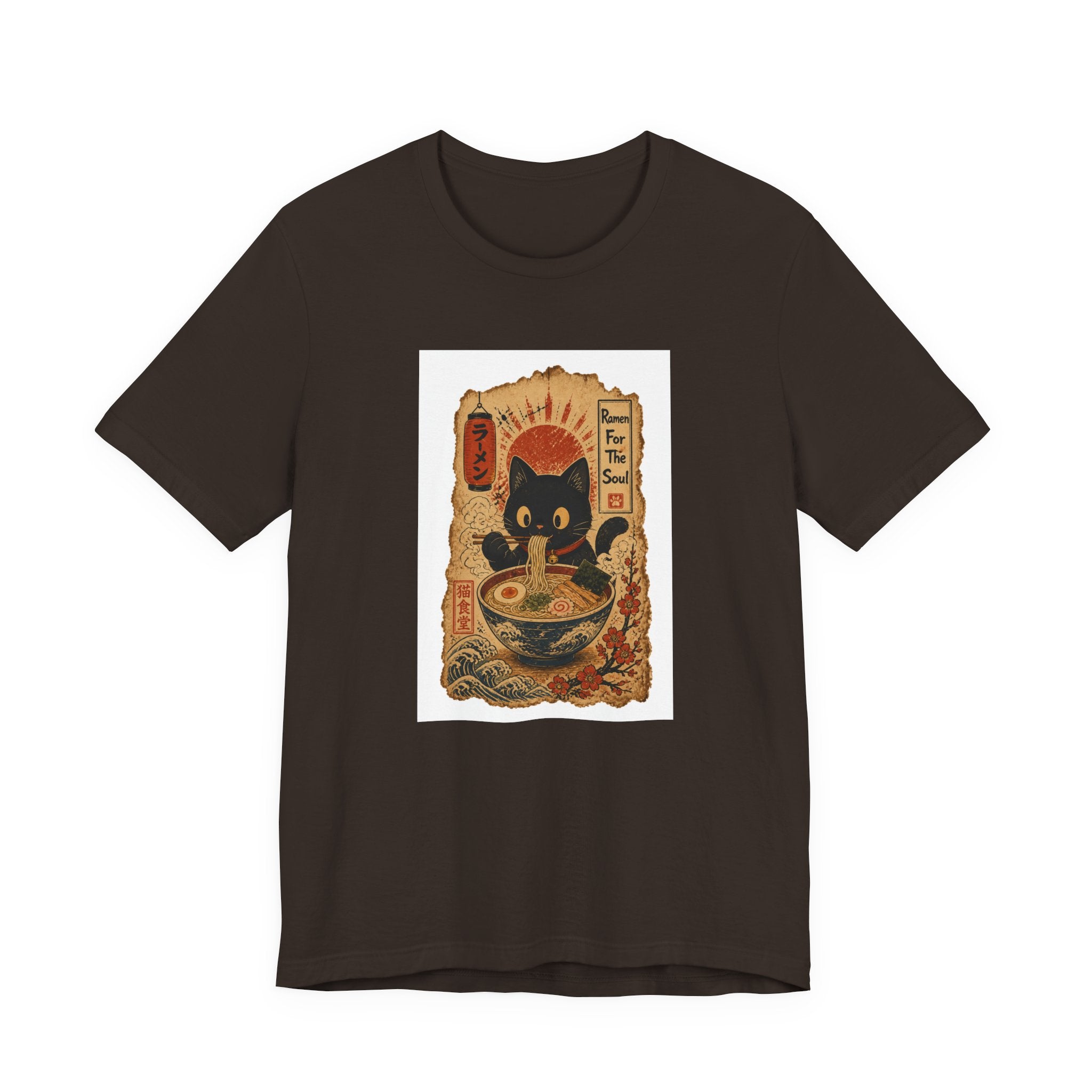 Ramen Cat - Streetwear T-Shirt