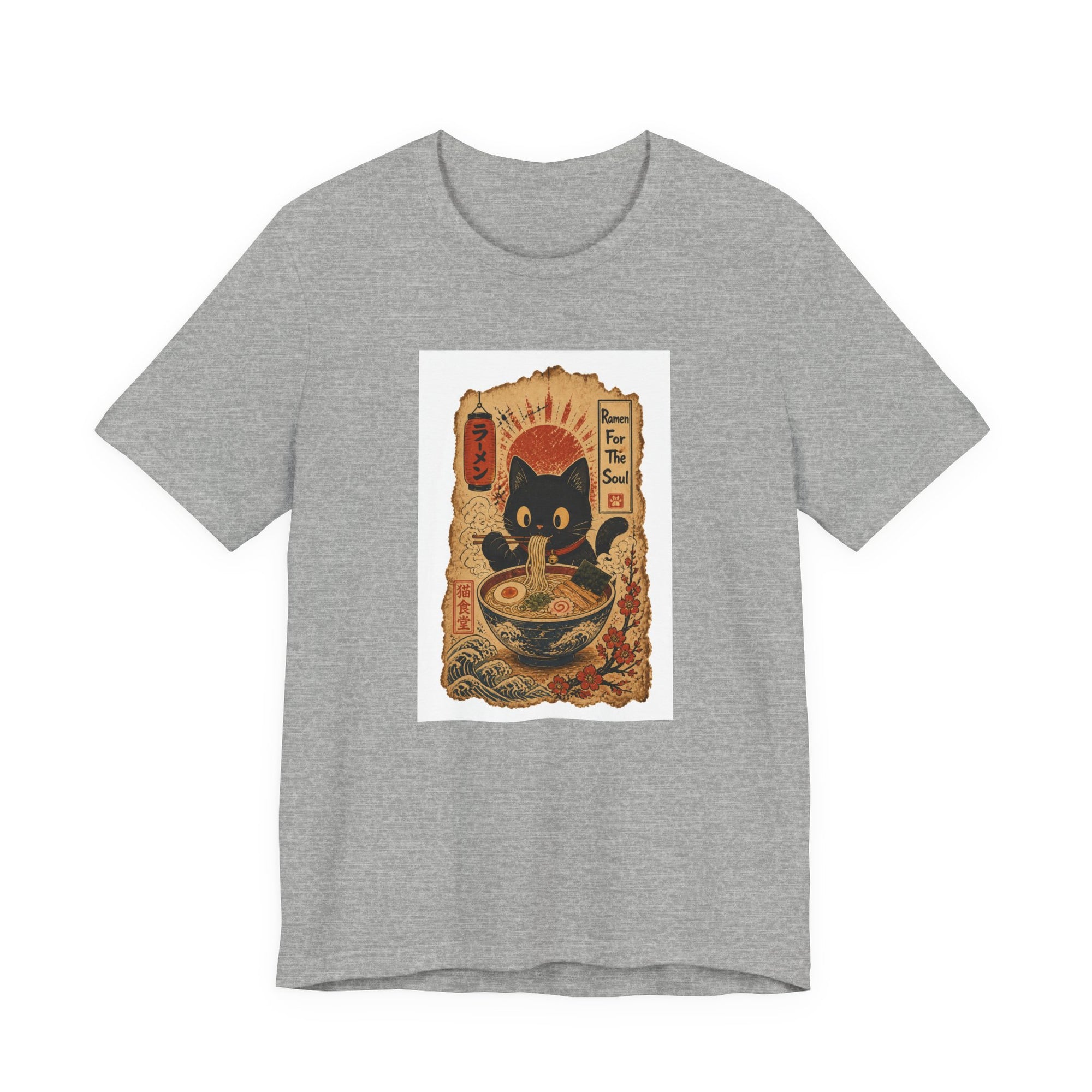 Ramen Cat - Streetwear T-Shirt