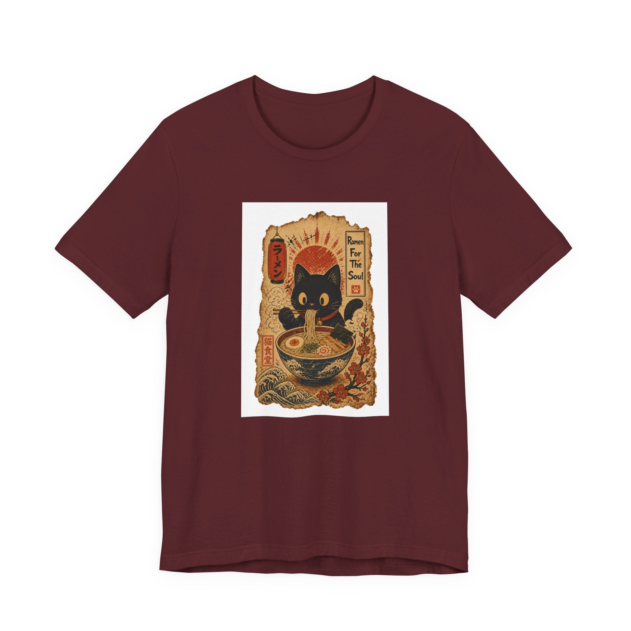 Ramen Cat Streetwear T-Shirt