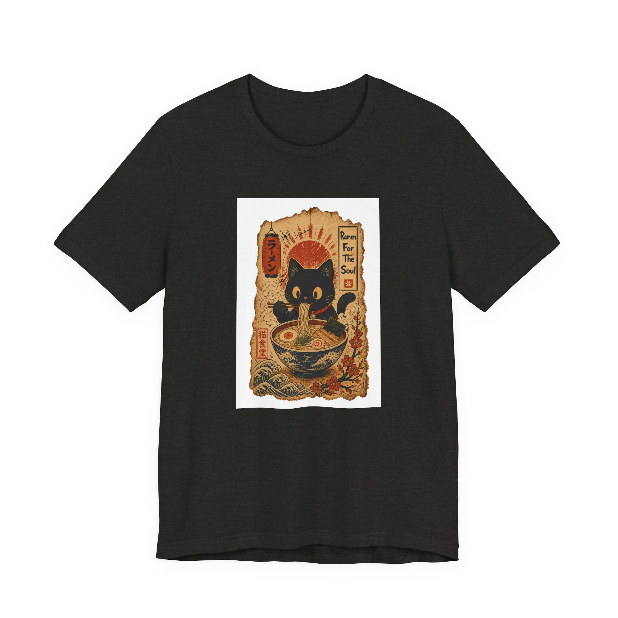 Ramen Cat - Streetwear T-Shirt