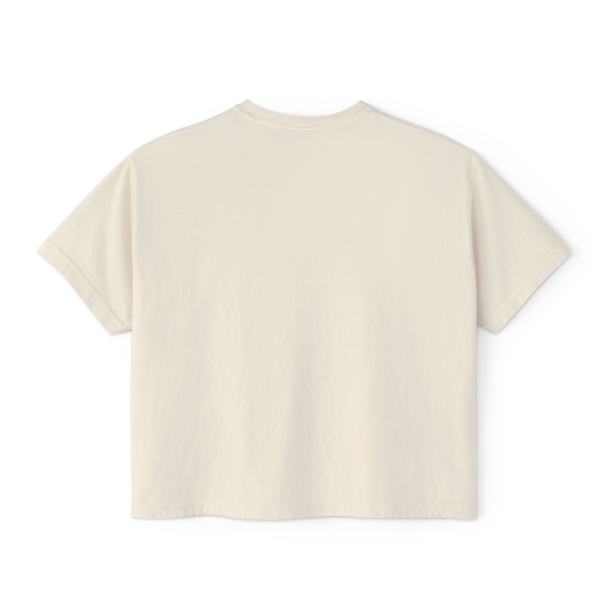 Women's Boxy Tee — Watermelon Slice Graphic Tee, Summer Striped Fruit Top