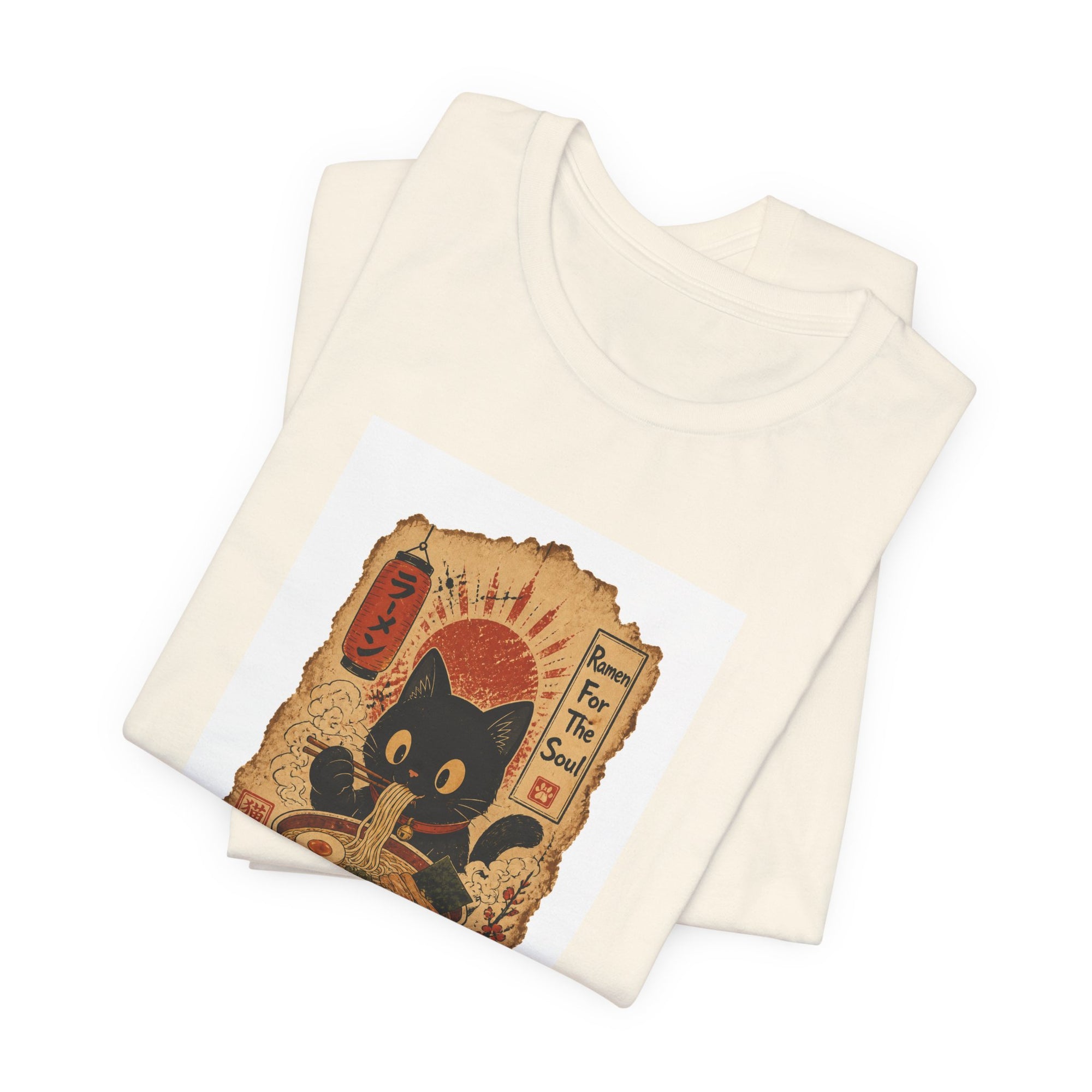 Ramen Cat - Streetwear T-Shirt