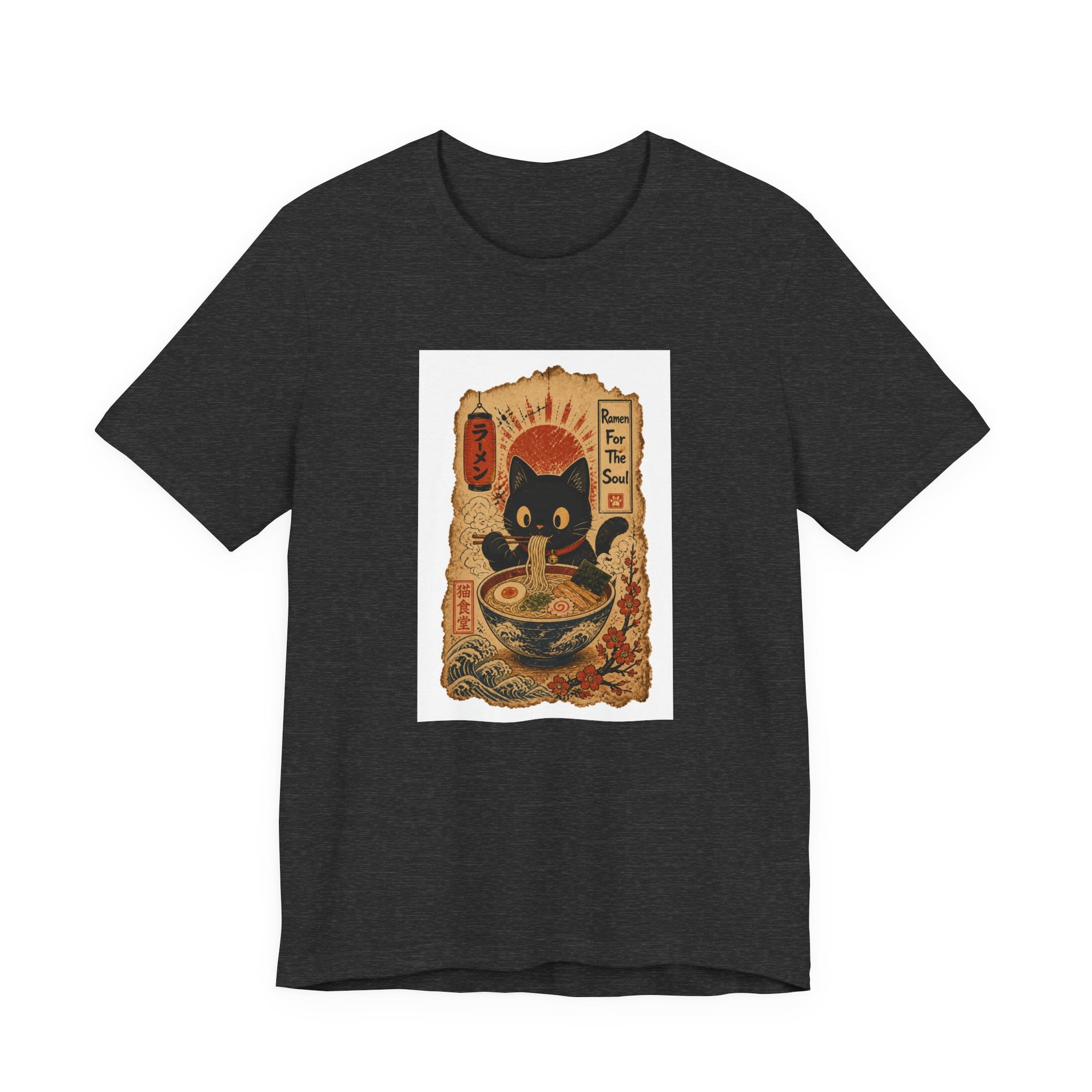 Ramen Cat - Streetwear T-Shirt