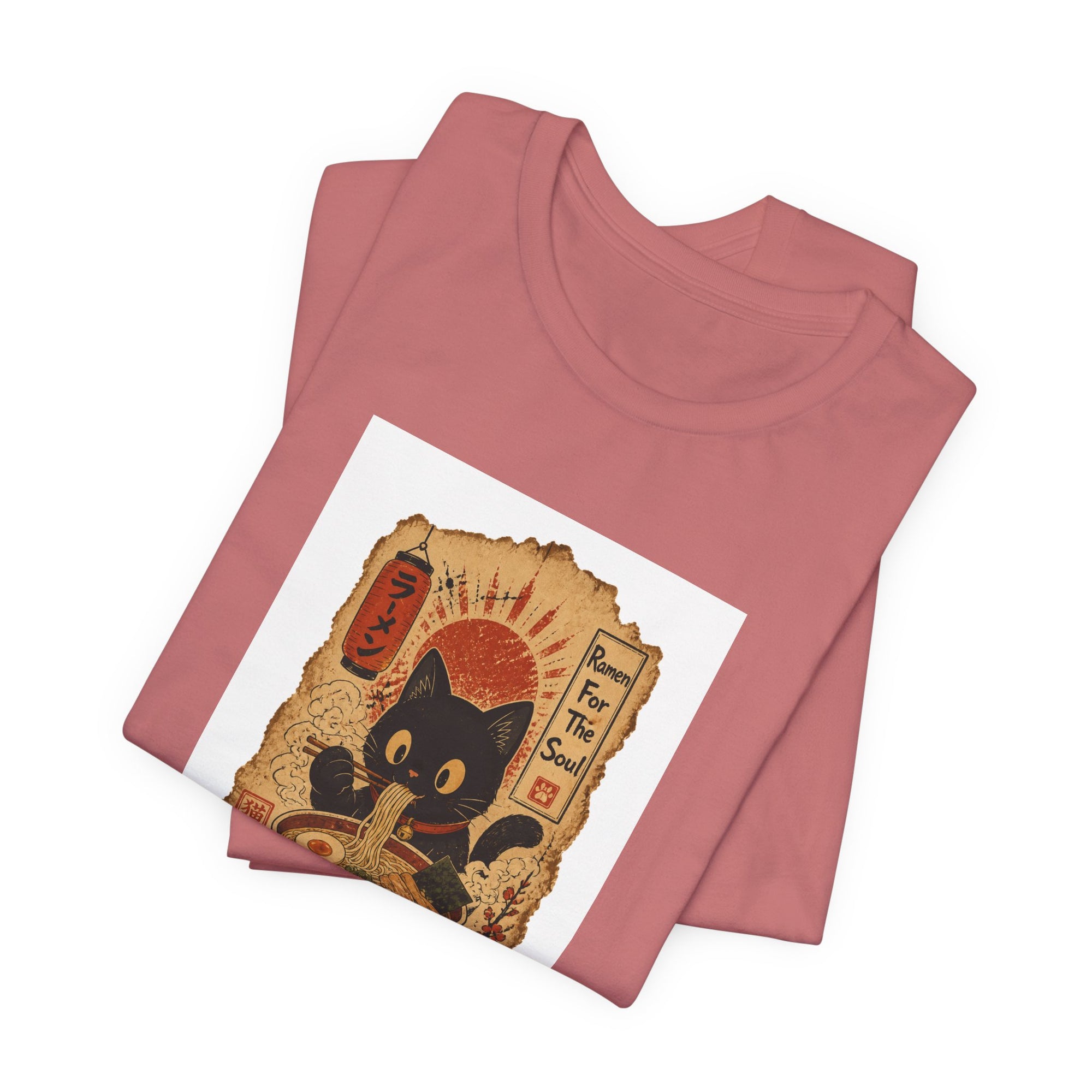 Ramen Cat - Streetwear T-Shirt
