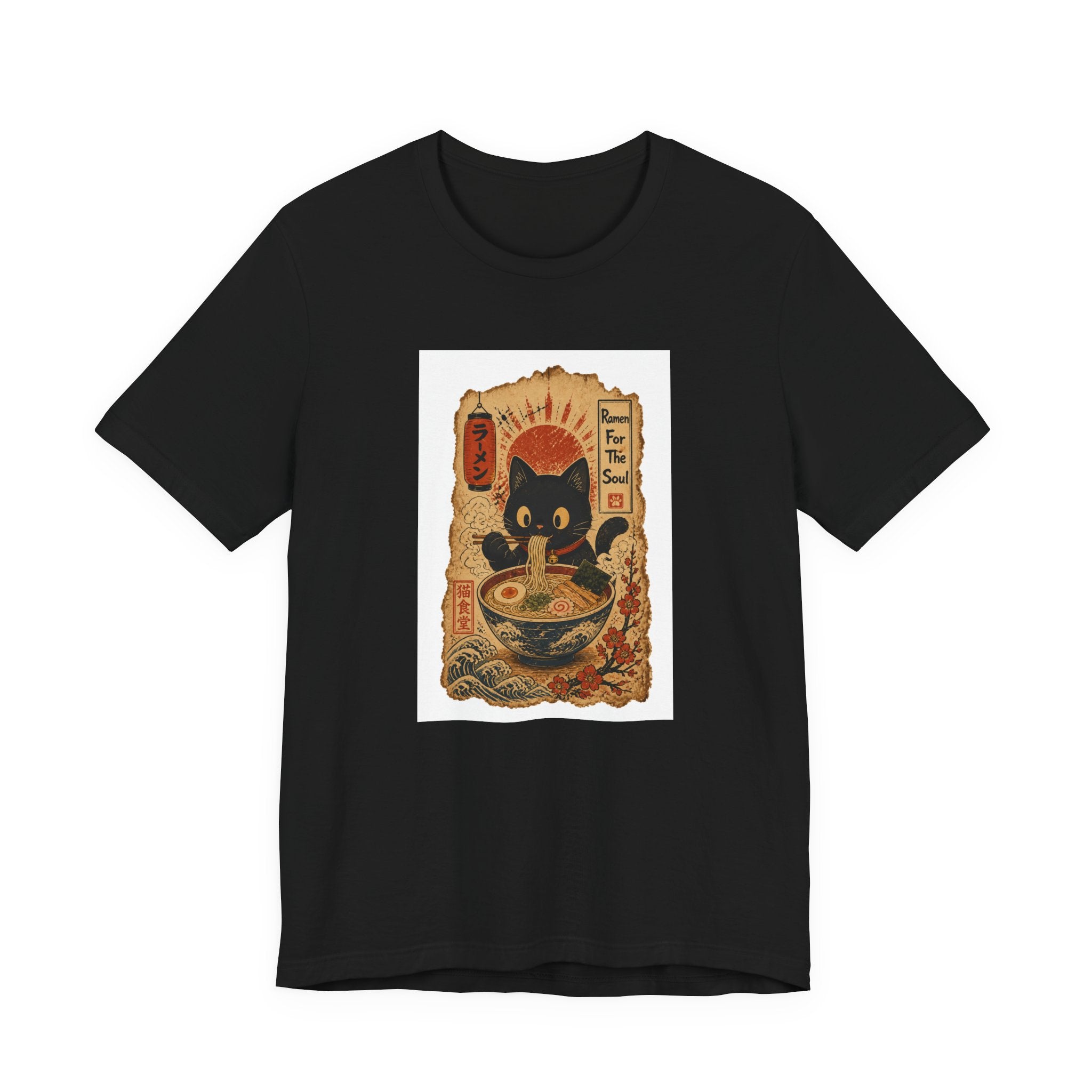 Ramen Cat - Streetwear T-Shirt