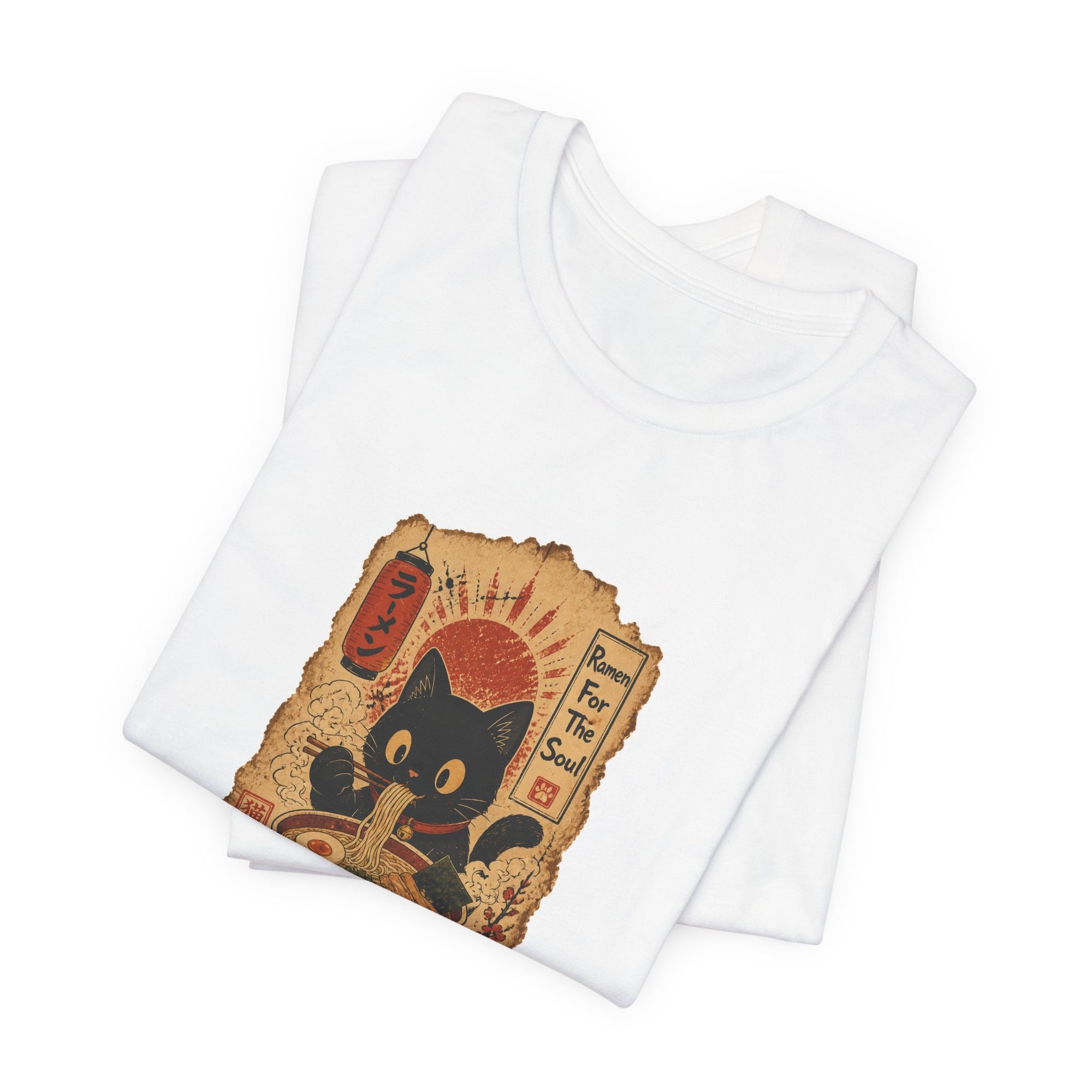 Ramen Cat - Streetwear T-Shirt